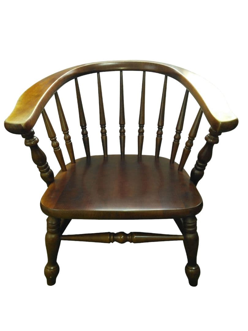 【送料無料】柏木工 アームチェア 木製 ブラウン