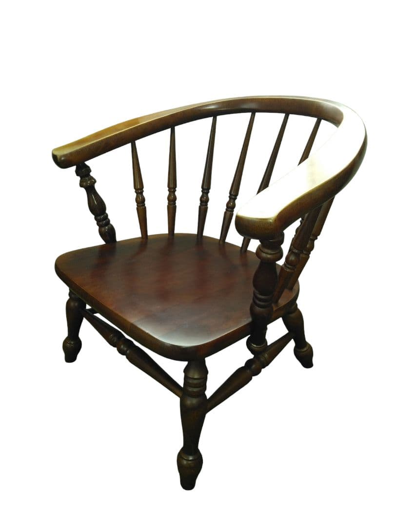 【送料無料】柏木工 アームチェア 木製 ブラウン