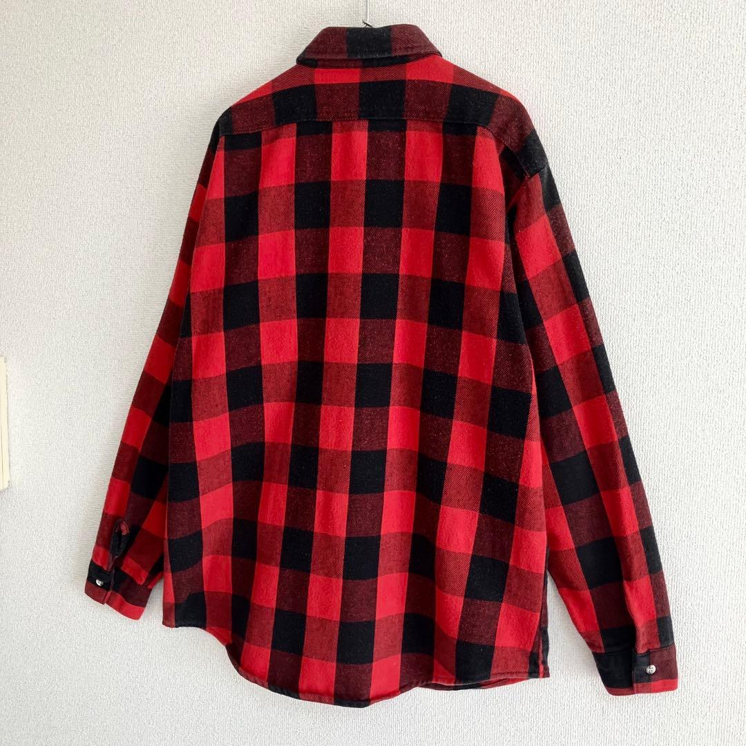 FIVE BROTHER 80s ヘビー フランネルシャツ チェック　USA製