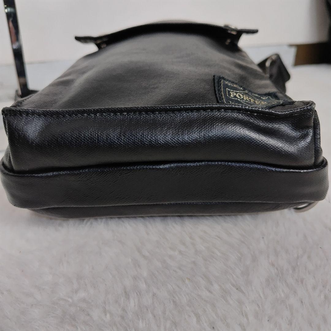 ✨美品✨ PORTER フリースタイル スリングショルダー 黒 ボディバッグ