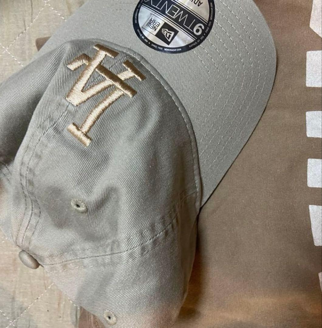 New Era 9TWENTY LAキャップ ベージュ