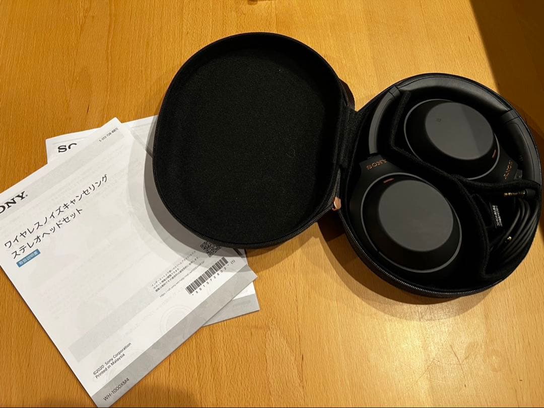SONY ワイヤレスノイズキャンセリングヘッドホン WH-1000XM4ブラック