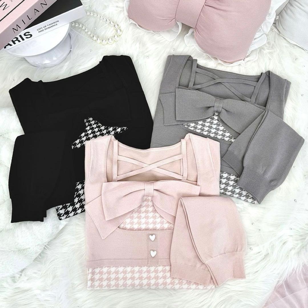 ハニーミュウ イモちゃん ビッグリボンアンサンブルトップス