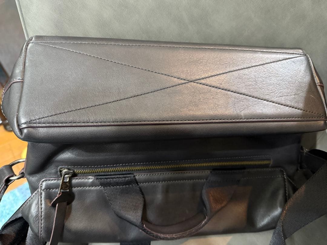 COACH リビングトン　ショルダーバッグ　バイクバッグ