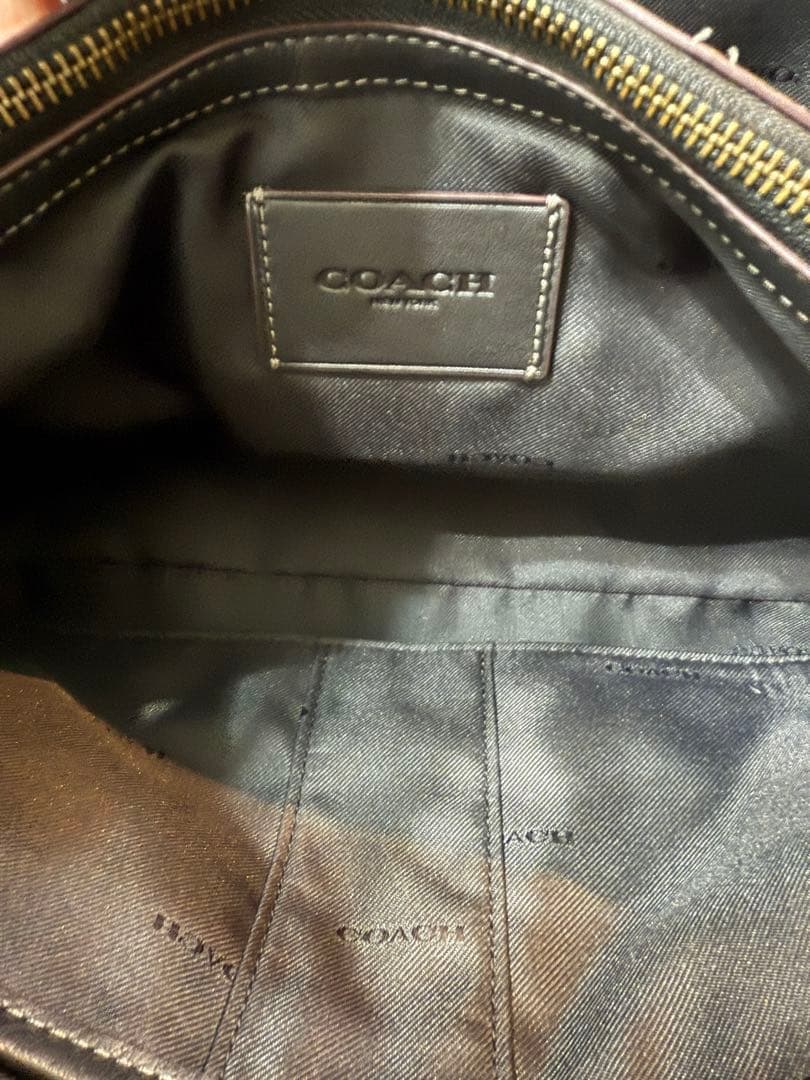 COACH リビングトン　ショルダーバッグ　バイクバッグ