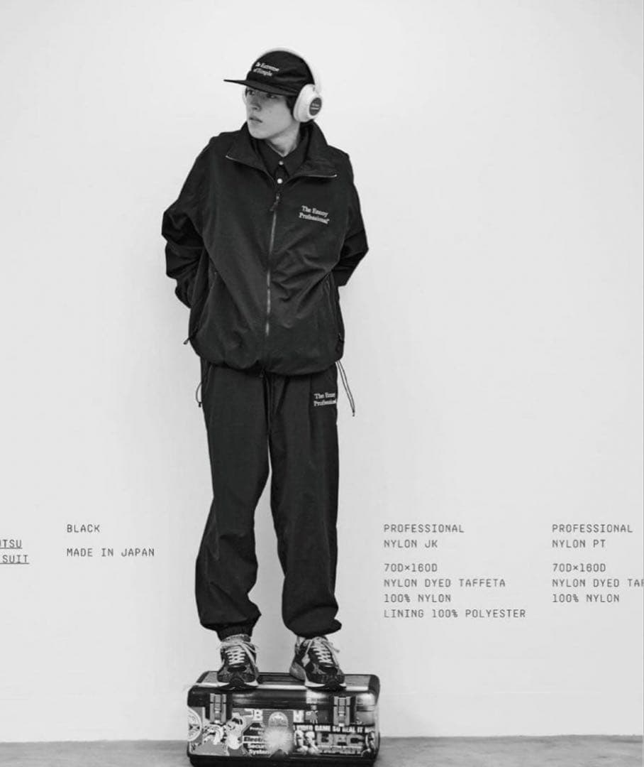 【極美品】21SS ENNOY PROFESSIONAL ナイロン シャカパン