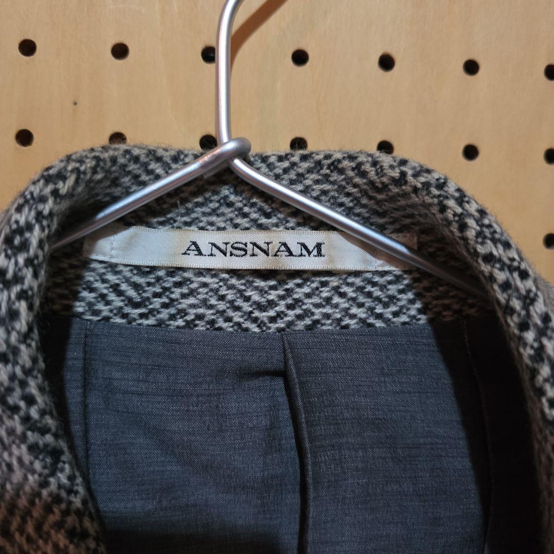 ANSNAM コート　カシミア３０%混合