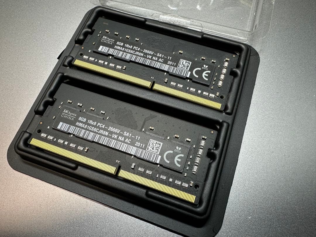 SK hynix DDR4 16GB [8GB×2枚] メモリ