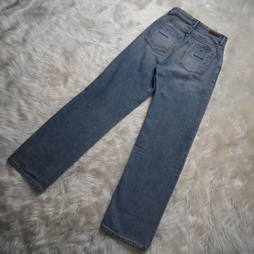 ✨美品✨ヤヌーク Lea ボーイズストレートデニム サイズ24 レア