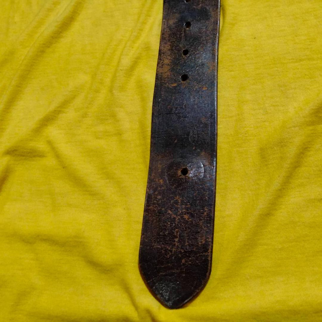 50s 40s 30s アメリカ軍 ミリタリー　レザーベルト　ヴィンテージ