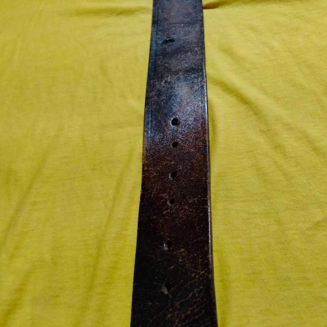 50s 40s 30s アメリカ軍 ミリタリー　レザーベルト　ヴィンテージ