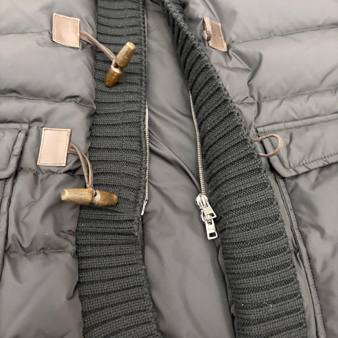 【美品】HERNO ヘルノ　ダウンジャケット　ブラック　ニット　46 L