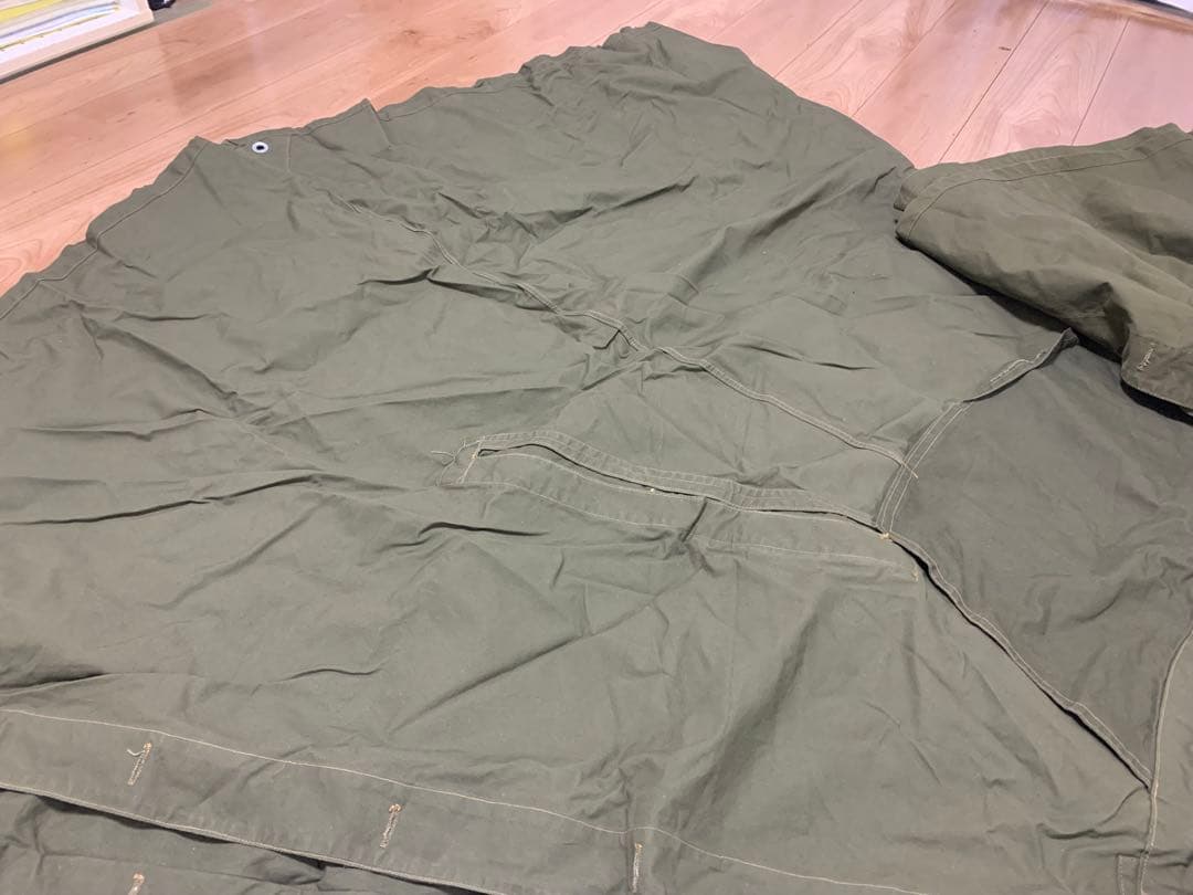 ポーランド軍　軍幕2枚セット　ハトメ1