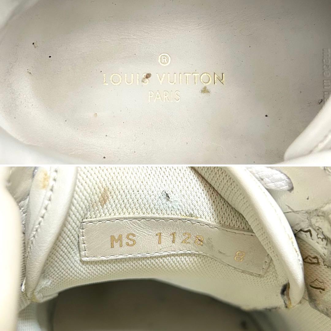 ルイヴィトン リヴォリライン スニーカー モノグラム メンズ レザー 白 8