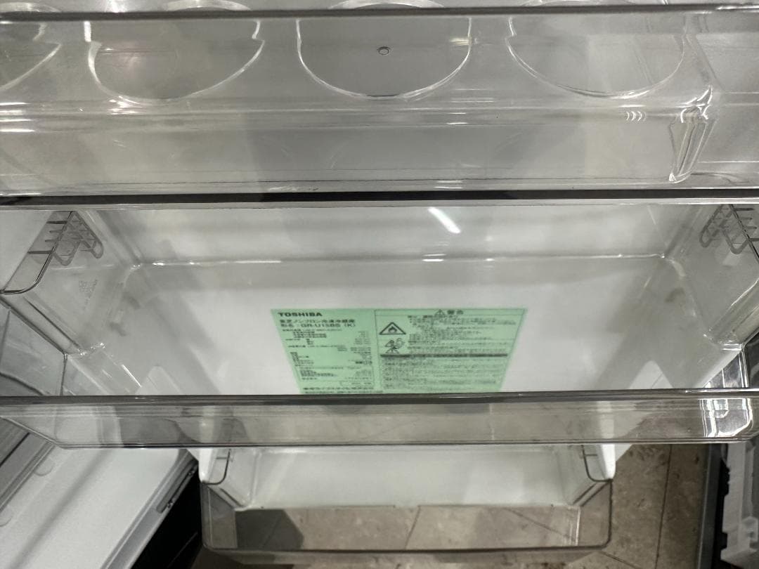TOSHIBA　冷凍冷蔵庫　153L　GR-U15BS(K)　2023年製