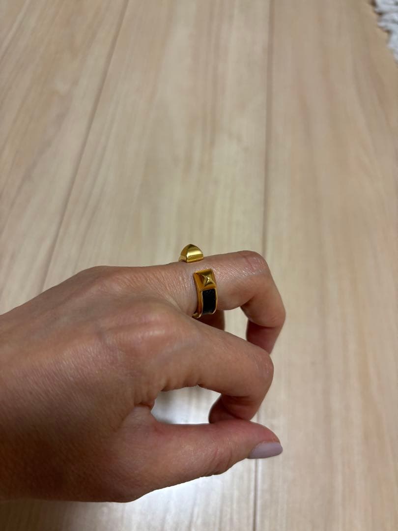 1月末までの金額☆新品☆エルメス2025新作リングサイズ55アテナドゥブルクルー