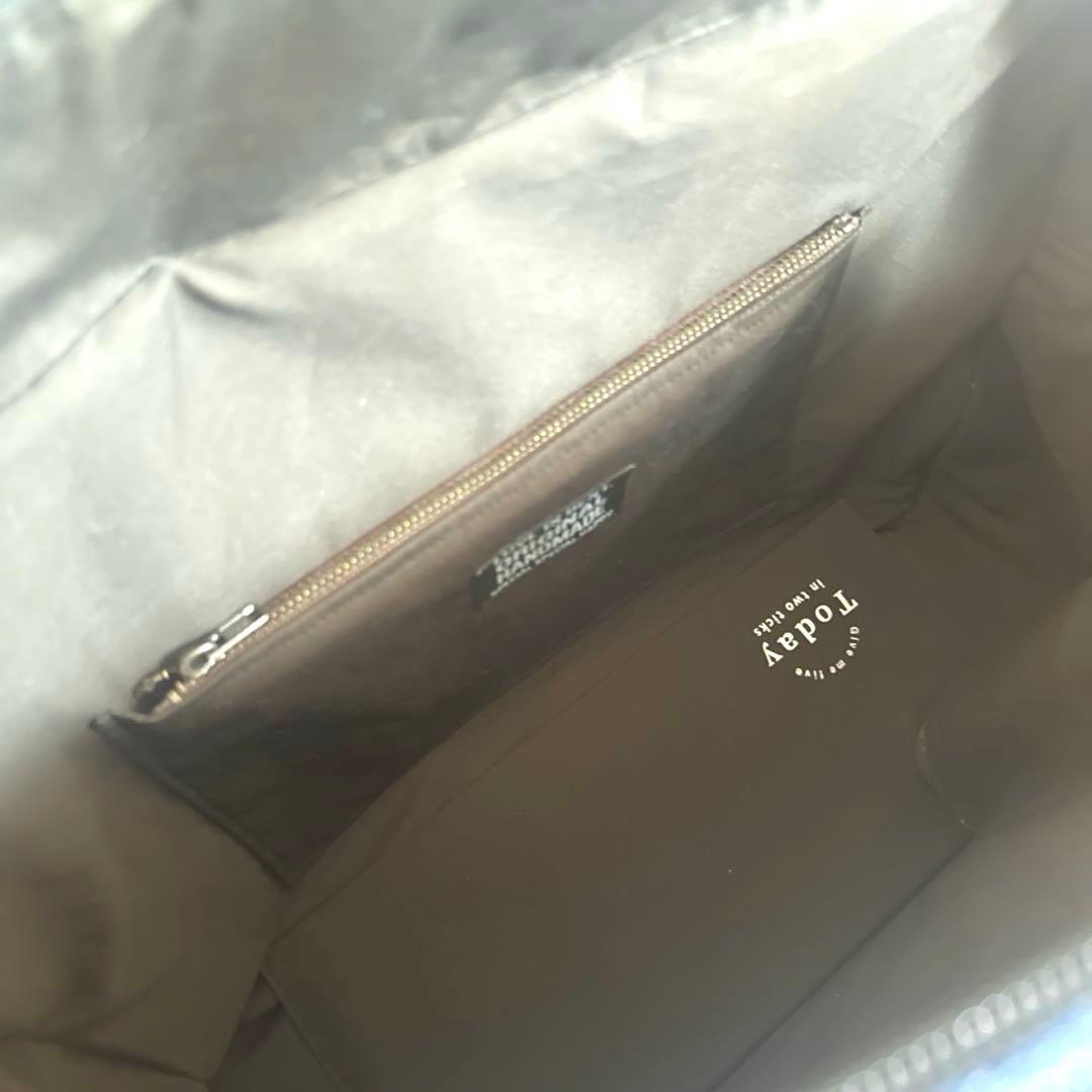 デニムリメイク　ボストン型　３way リュック　底板、ドリンクポケット付き