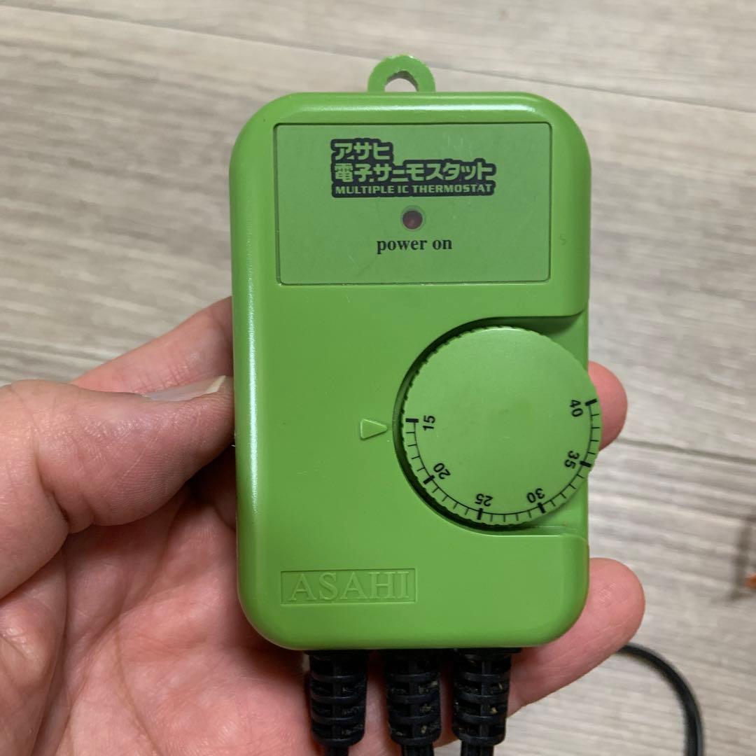 アサヒ　保温電球 100W 4個セット + 温度調節器セット