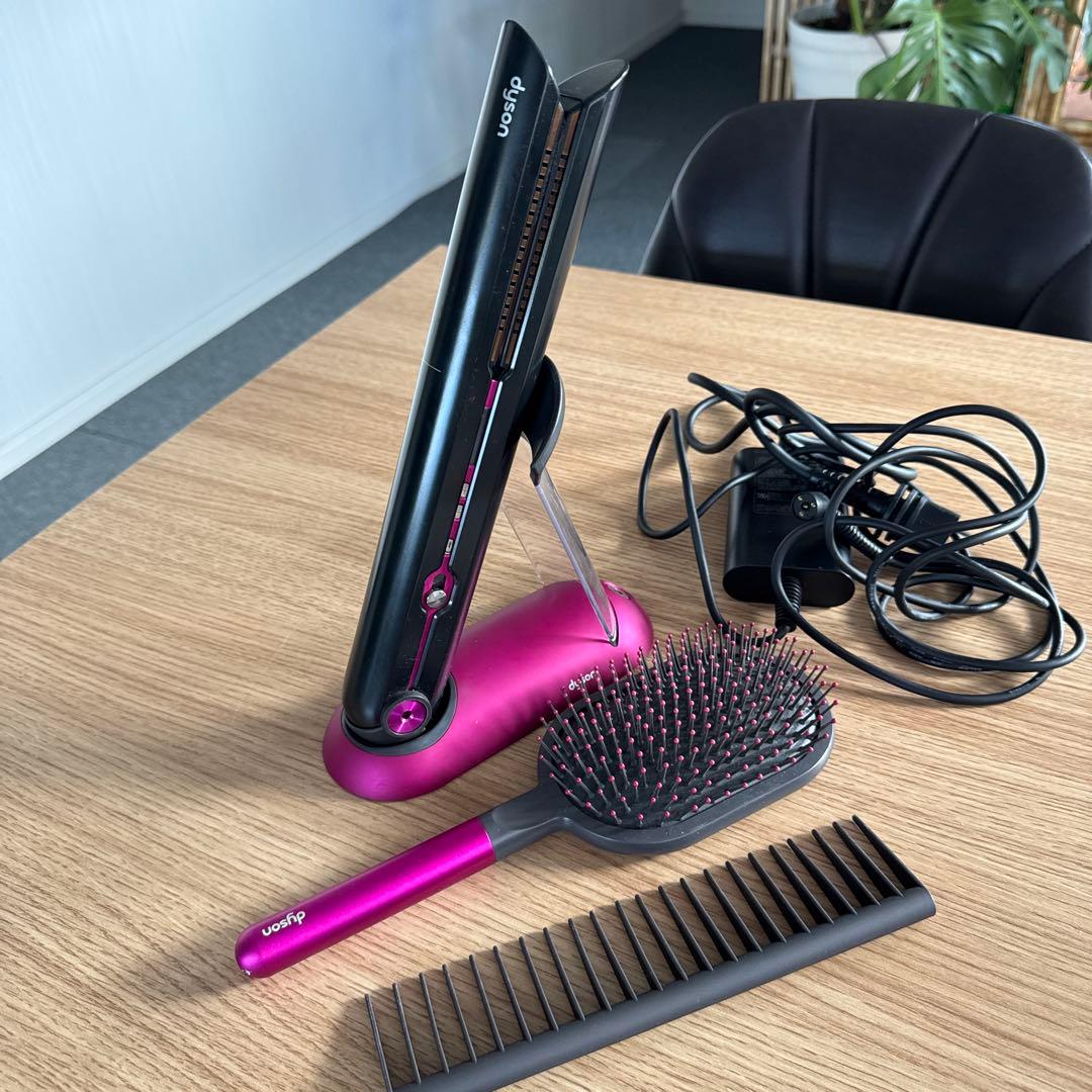 Dyson ストレートヘアアイロン ブラック/ピンク
