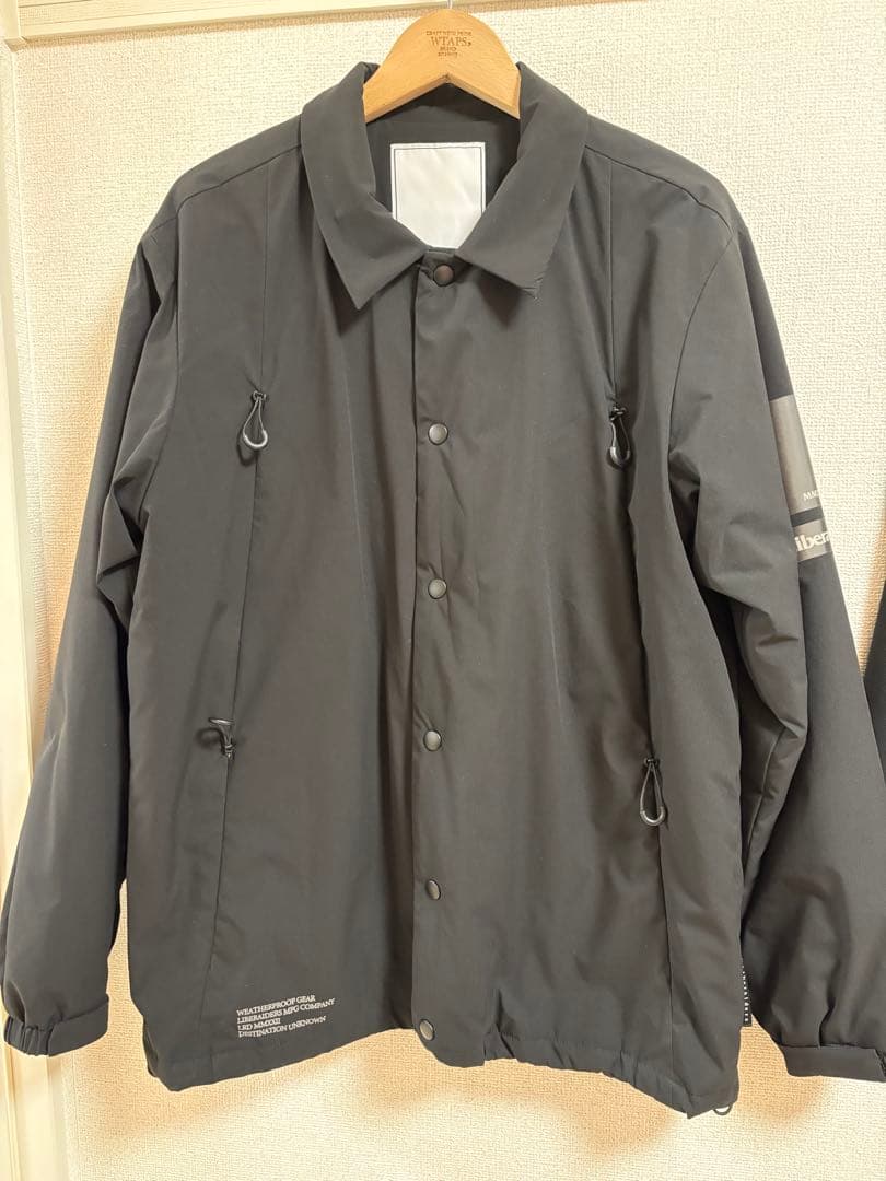 完売　LIBERAIDERS PUFFER COACH JACKET BLACK