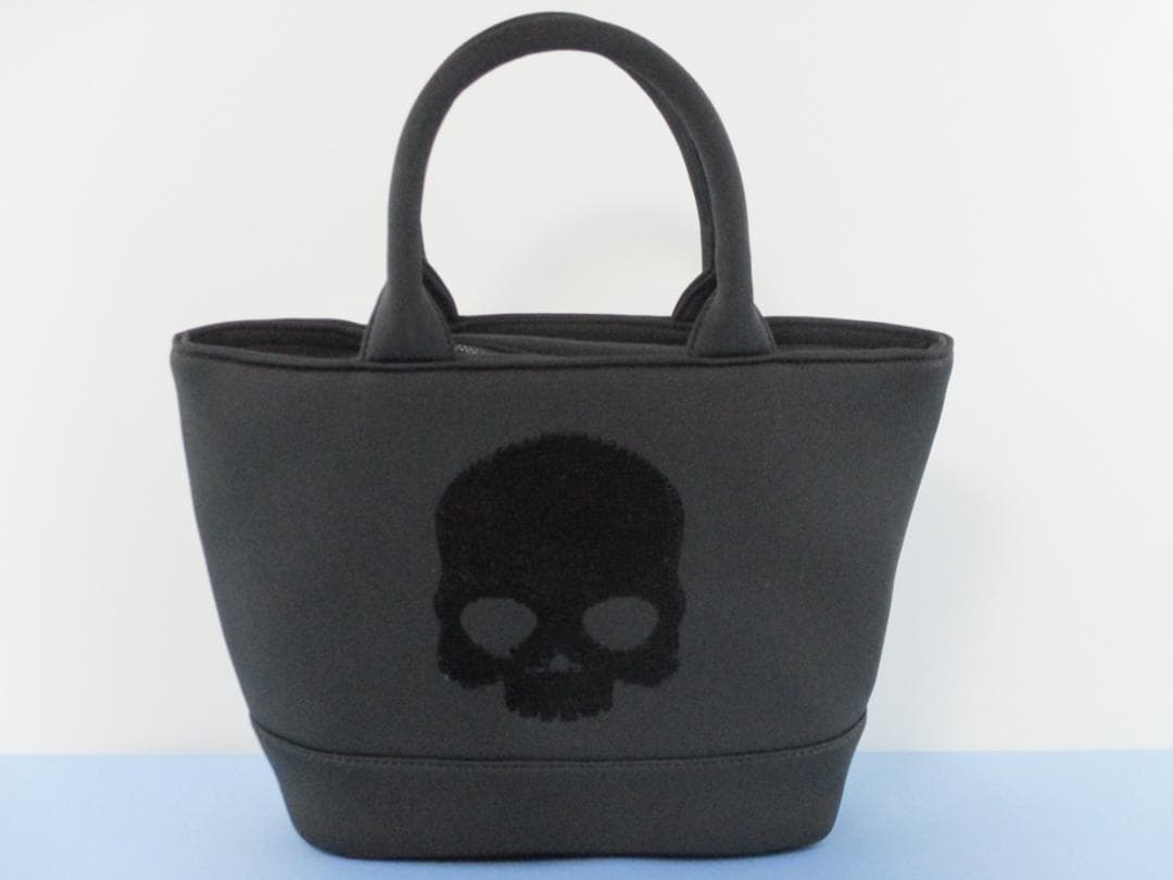 【SALE】ハイドロゲン★スパンコール・スカル・ミニトート★未使用正規★送料無料