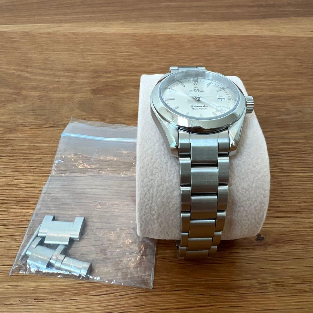 オメガ　シーマスター　アクアテラ　レディース　極美品　8月末にオーバーホール済み