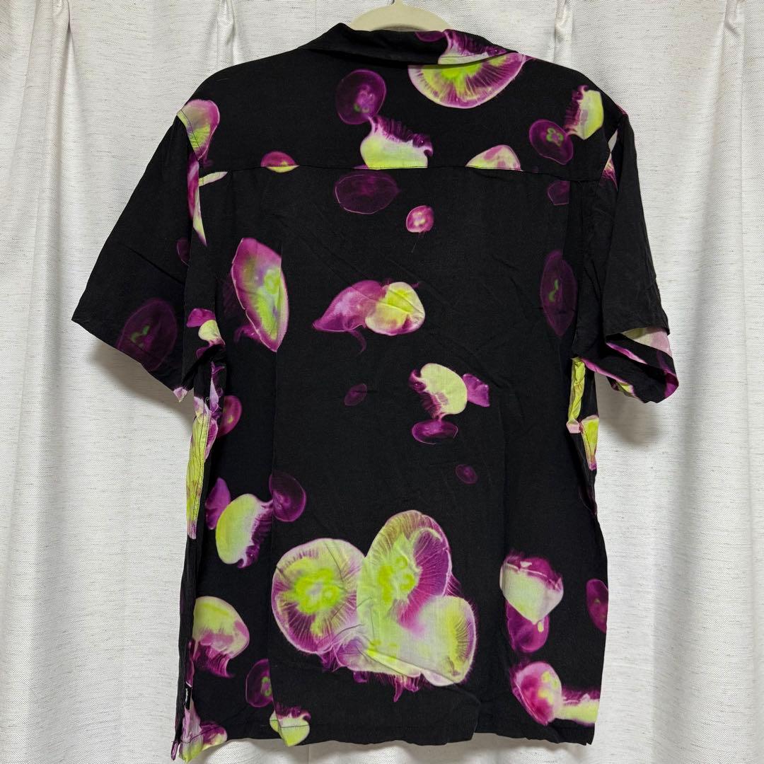 stussy ストゥーシー クラゲプリント オープンカラーシャツ