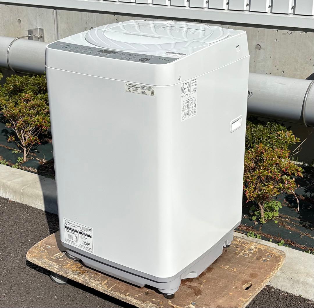 【3#5100zzz】【美品】SHARP 全自動洗濯機 7kg 高年式