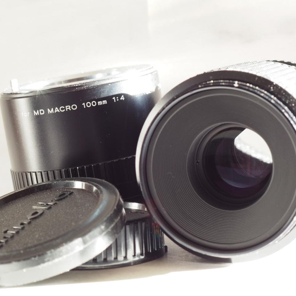 【光学良好】 ミノルタ New MD Macro 100mm f4 マクロ