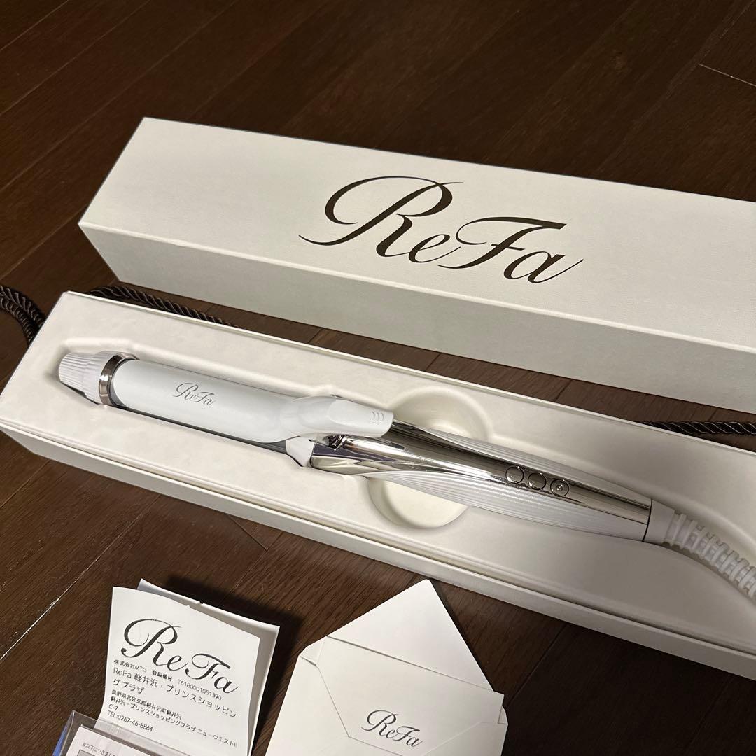ReFa 2025年8月購入 カールヘアアイロン ホワイト コテ 26mm