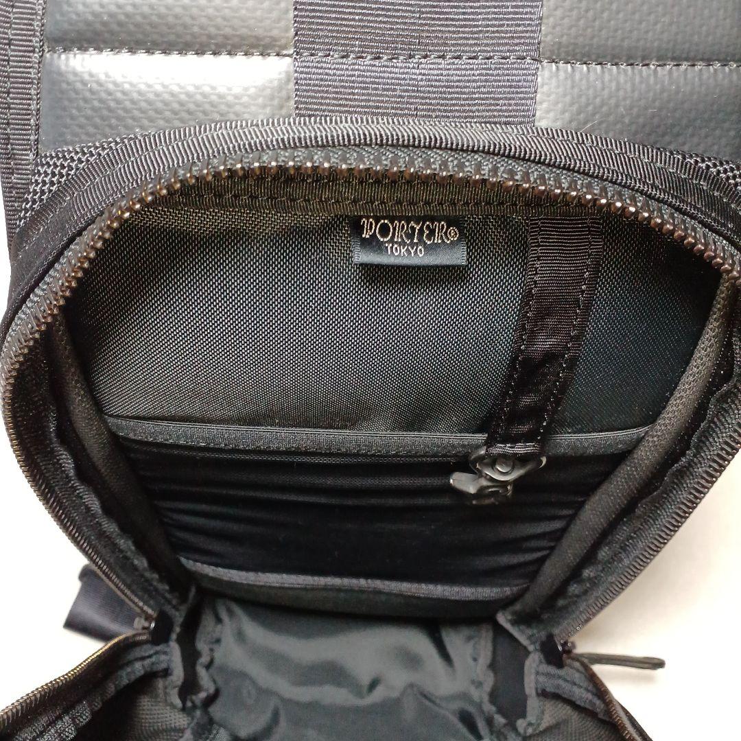 美品級 PORTER ポーター　HEAT ヒートボディ、スリングバッグ 　黒