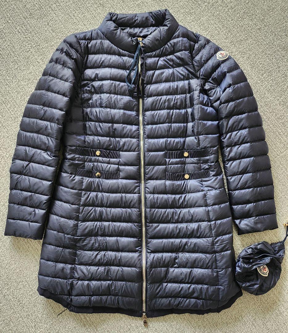 モンクレール MONCLER aubry オーブリー 2 ダウンカーディガン 紺