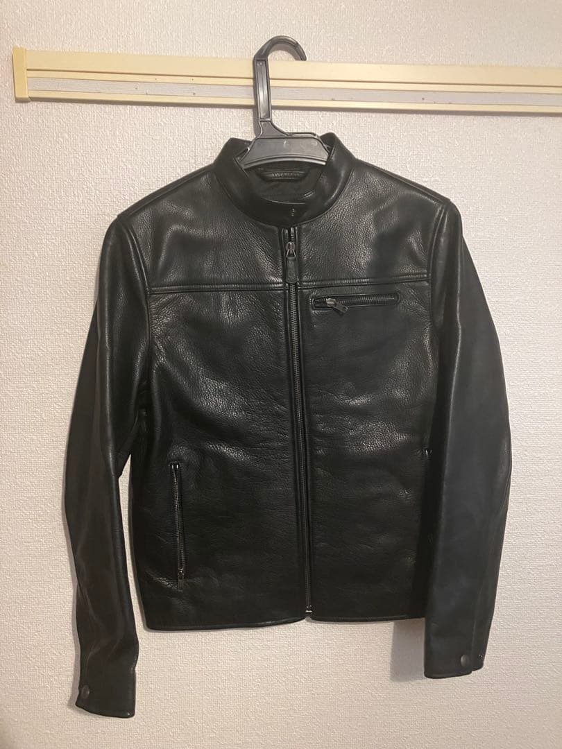 COACH シングルライダースジャケット XS 牛革