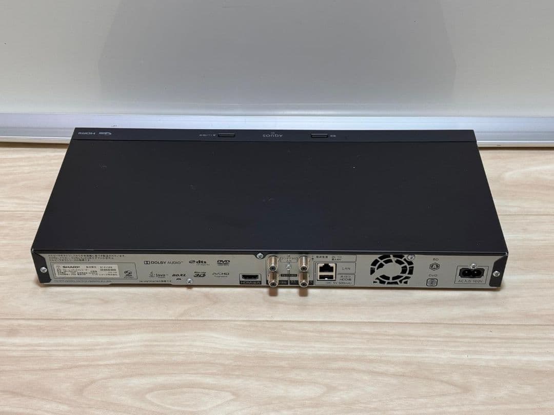 SHARP ブルーレイプレーヤ 2B-C05CW1 2020年製