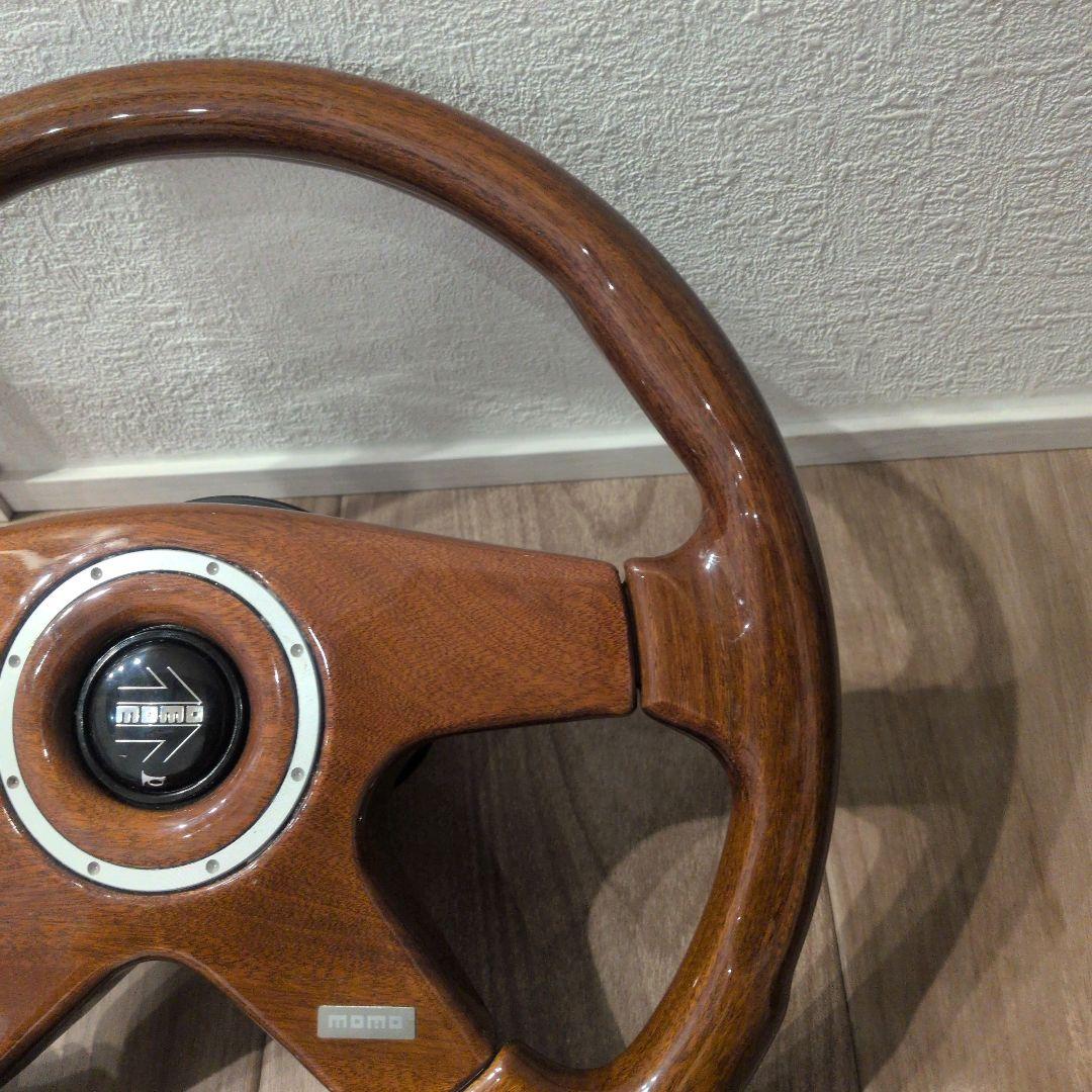 momo ウッドAL36 ステアリングホイール