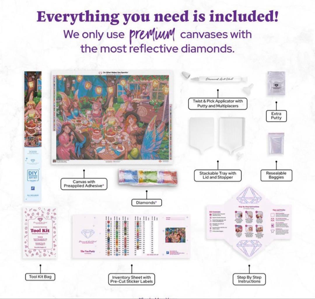 ダイヤモンドアートクラブ　The Tea Party DACキット