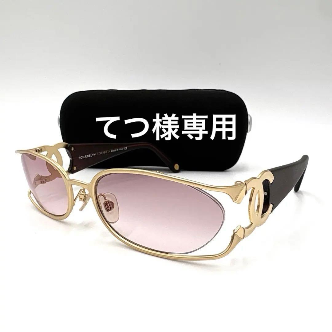 希少 美品 CHANEL シャネル サングラス ココマーク ゴールド 4023