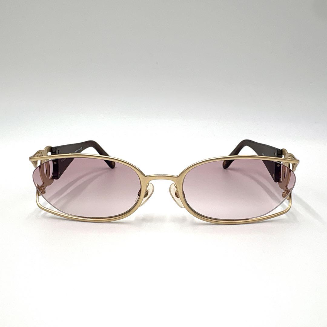 希少 美品 CHANEL シャネル サングラス ココマーク ゴールド 4023