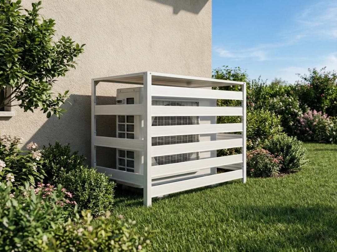 【新品】アルミ室外機カバー 大型 KB-114-W 白 Amazon2.2万