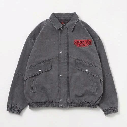 ストレンジャーシングス パーカー ブラック　ニコアンド　L