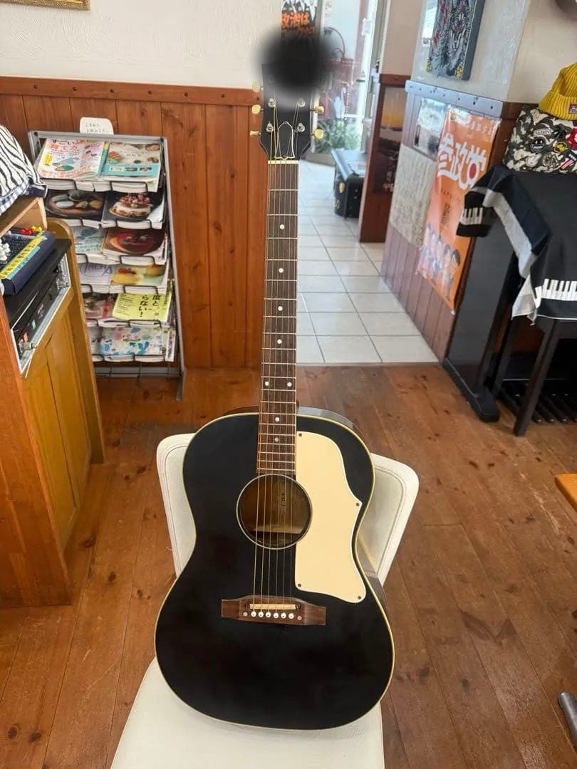 メーカー不明　gibson B-25タイプギター　エボニー