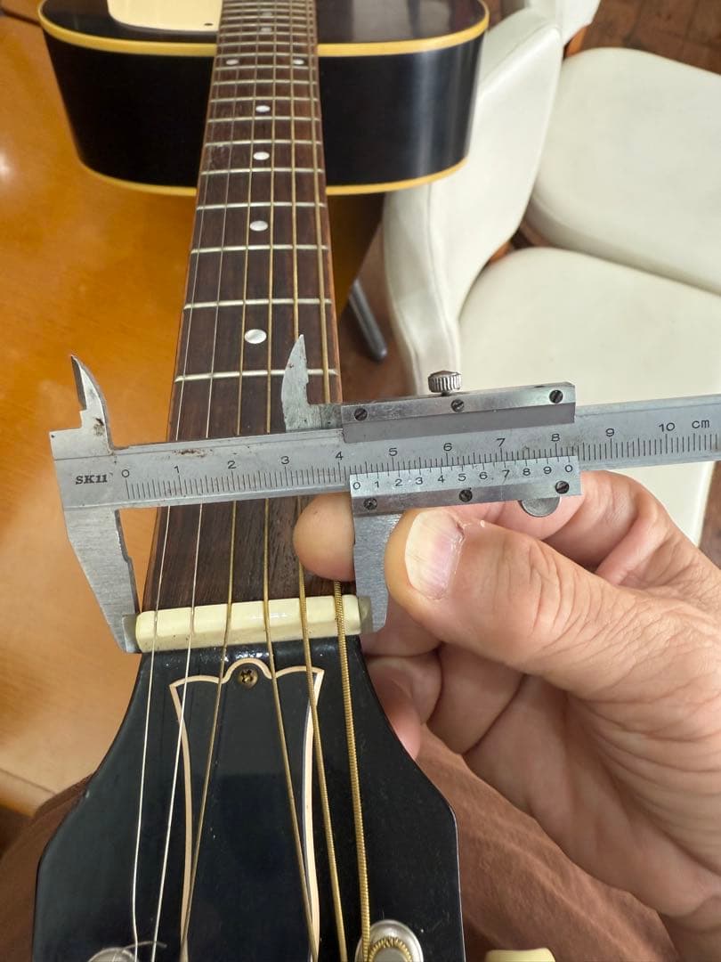 メーカー不明　gibson B-25タイプギター　エボニー