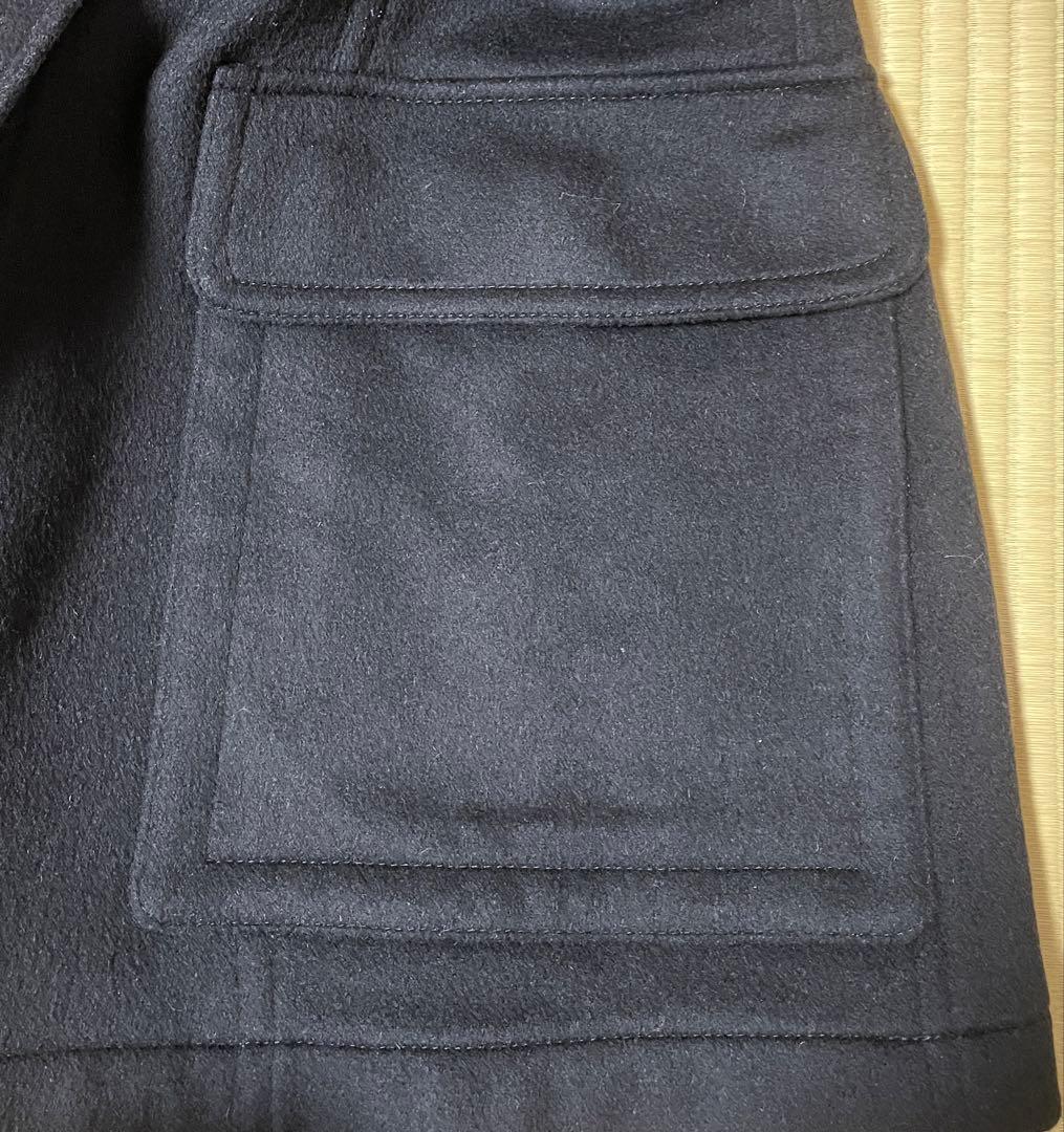 BURBERRY BRIT ダッフルコート ウール　ノバチェック　ブラック　40