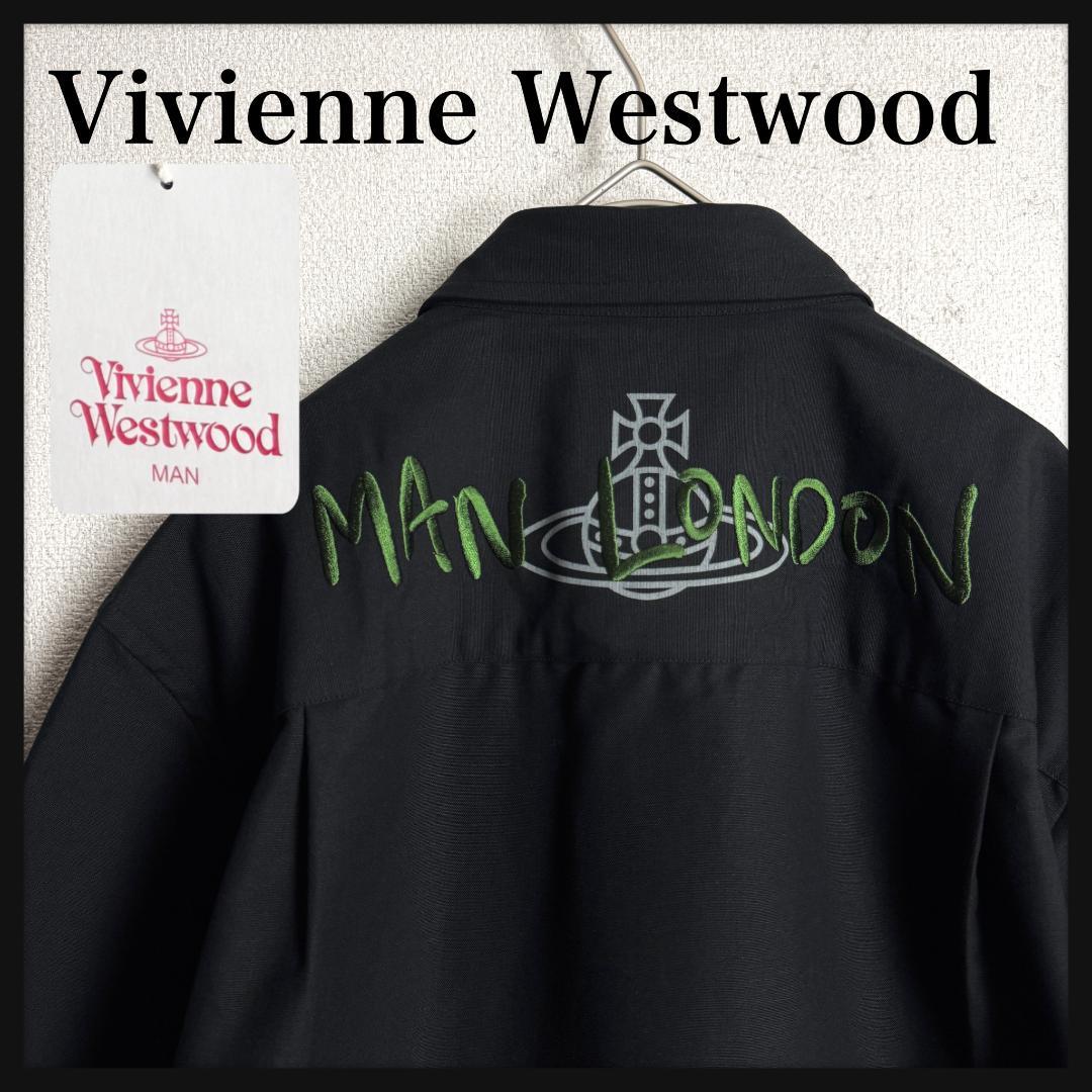 【新品☆大人気☆文字刺繍】ヴィヴィアンウエストウッド バックデザイン 長袖シャツ