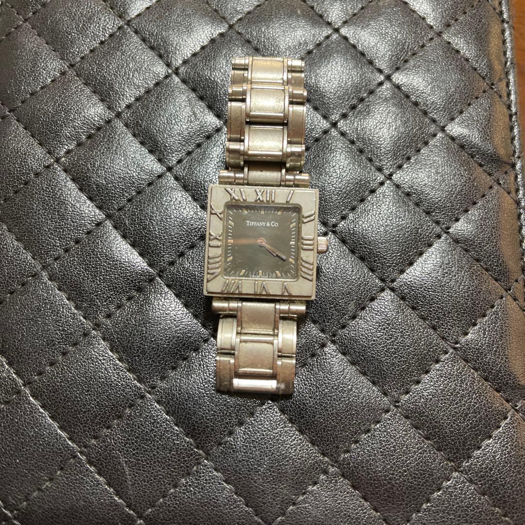 Tiffany & Co. シルバー スクエアウォッチ