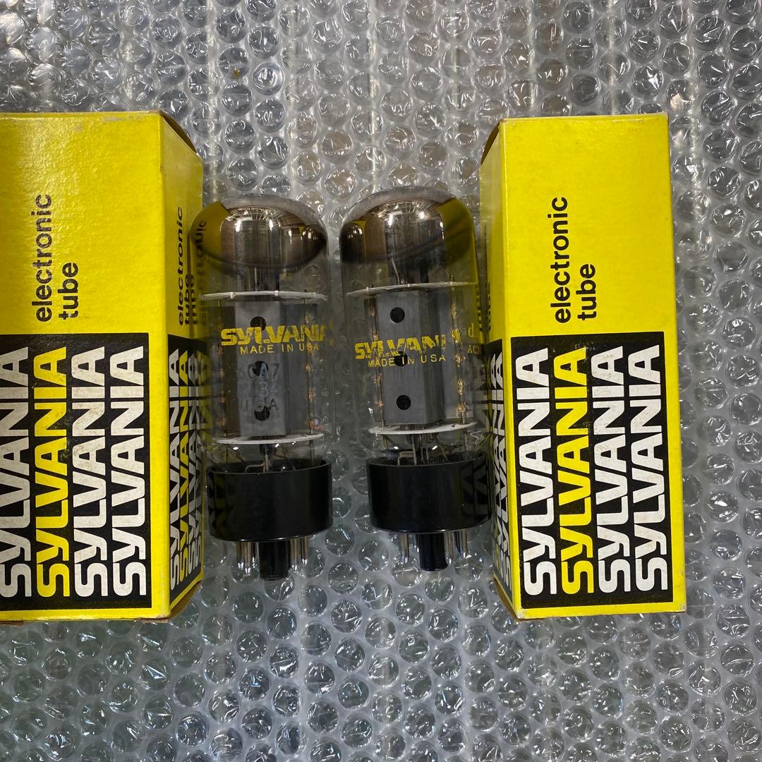 真空管　SYLVANIA 6CA7 EL34 2本セット