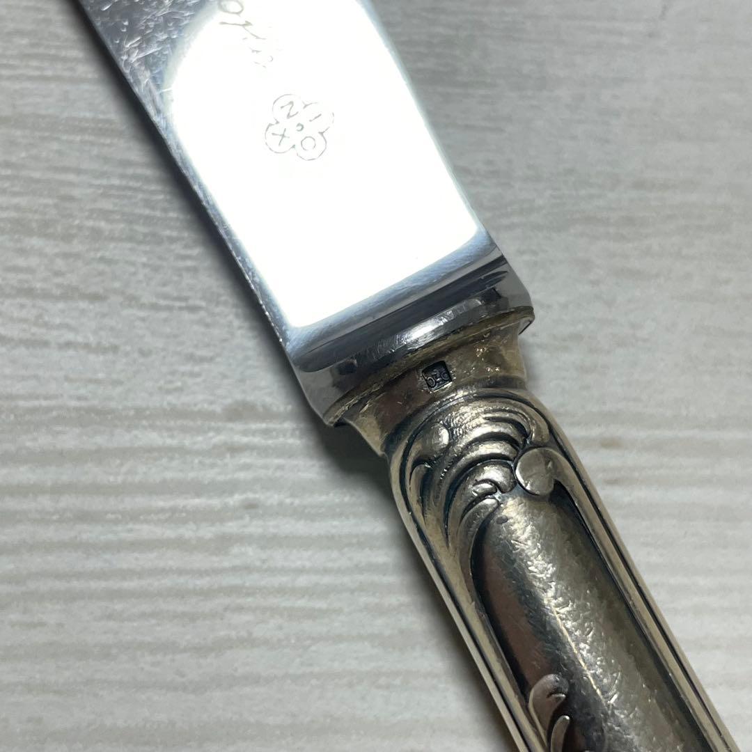 美品✨Christofle デザートフォーク ナイフ マルリー シルバー