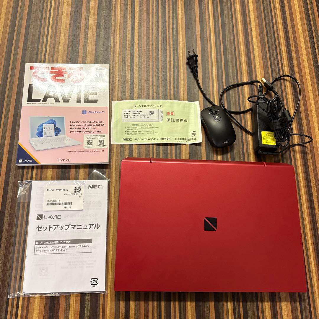 NEC LAVIE レッドノートPC N1575GAR