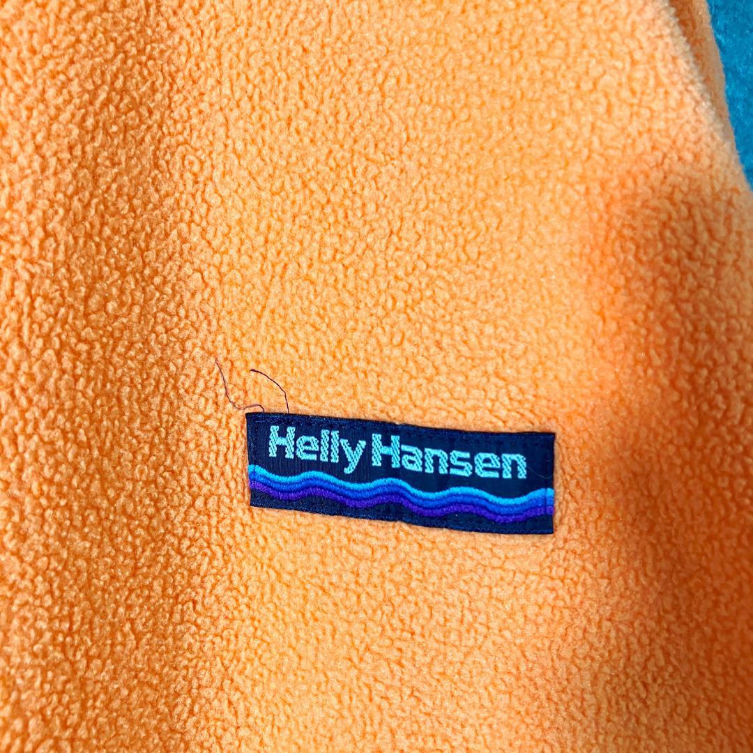 希少　90s Helly Hansen　ジャンプスーツ　つなぎ　オレンジ　ロゴ