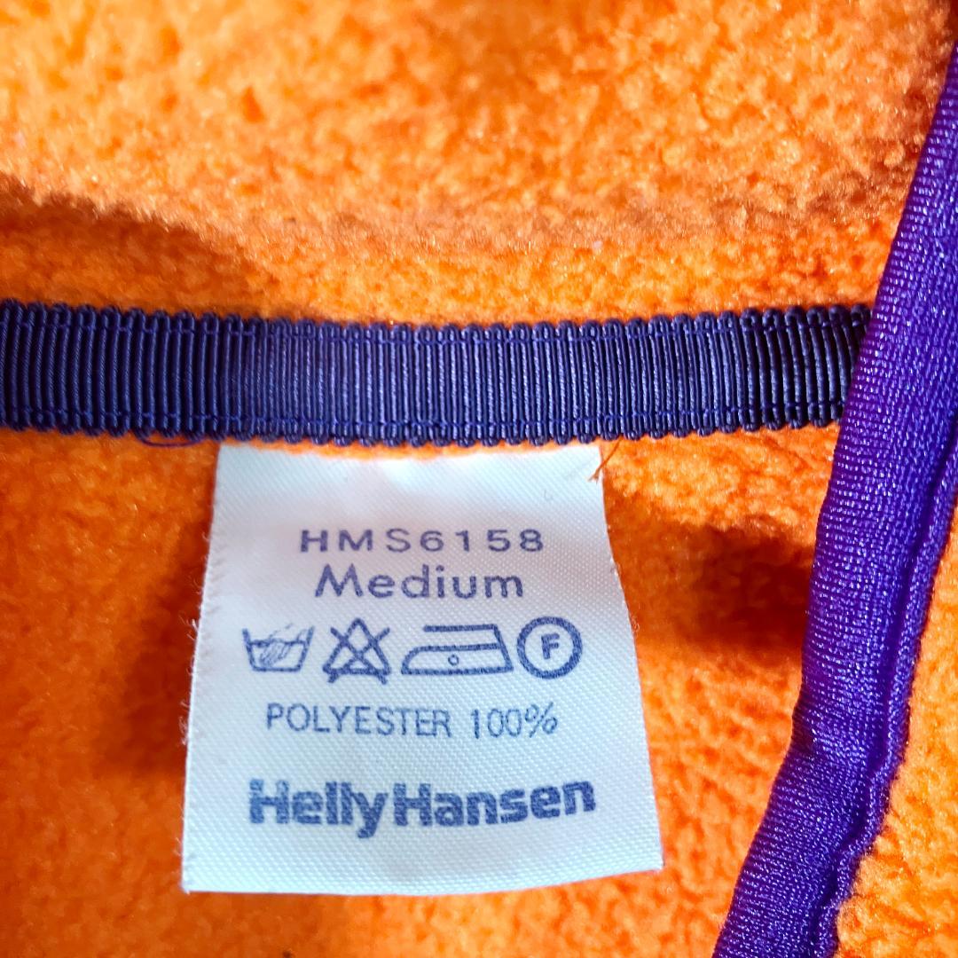 希少　90s Helly Hansen　ジャンプスーツ　つなぎ　オレンジ　ロゴ